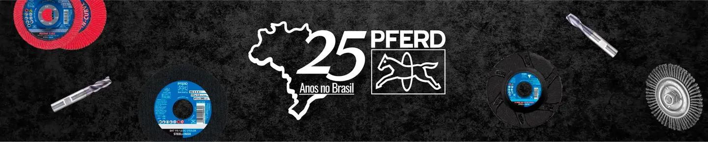 Comemore 25 anos de PFERD TOOLS no Brasil conosco!