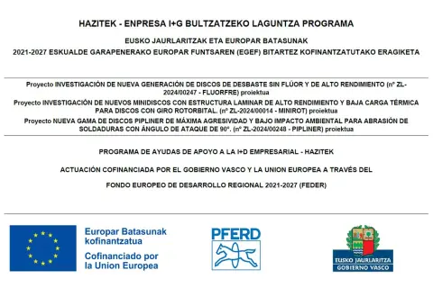 Concedida subvención a los proyectos de I+D FLUORFRE, MINIROT y PIPLINER de PFERD-Rüggeberg, S.A.