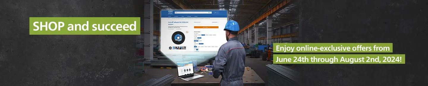 Enjoy online-exclusive offers — only in our PFERD TOOLS SHOP.