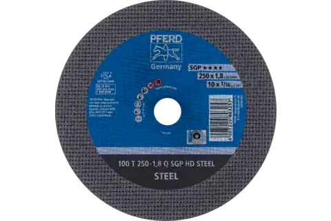 Stationäre Trennscheibe T 250x1,8x32 mm "mittelhart" HD STEEL für Stahl 100m/s 1
