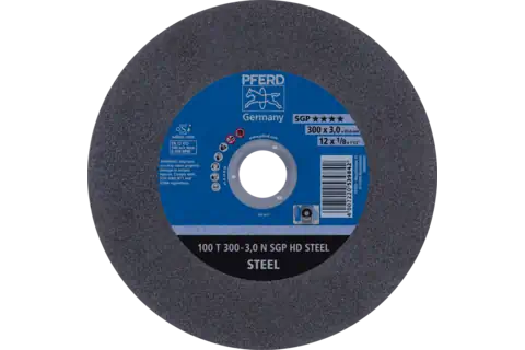 Stationäre Trennscheibe T 300x3,0x40mm "weich" HD STEEL für Stahl 100m/s 1