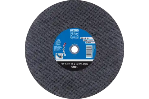 Rail cut-off wheel T 350x3.8x22.23 mm Performance Line SG RAIL for railway rails 1