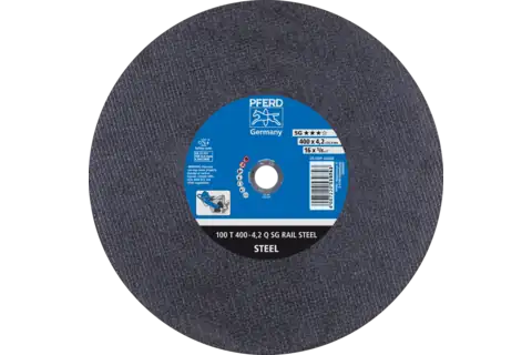 Rail cut-off wheel T 400x4.2x25.4 mm Performance Line SG RAIL for railway rails 1