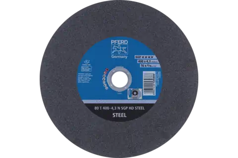 Stationary cut-off wheel T 400x4.3x40 mm "soft" HD STEEL for steel 100 m/s 1