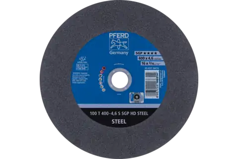 Stationary cut-off wheel T 400x4.6x40 mm "medium- hard" HD STEEL for steel 100 m/s 1