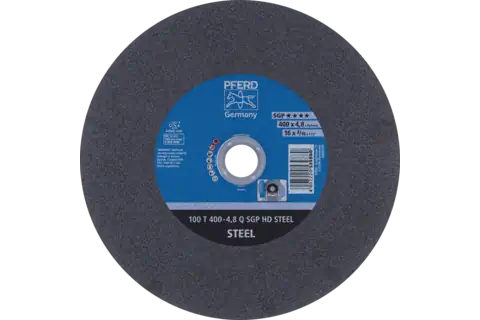 Stationary cut-off wheel T 400x4.8x40 mm "medium-hard" HD STEEL for steel 100 m/s 1