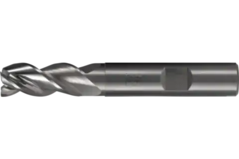 Performance Aluminium solid tungsten carbide end mill with three blades HC3N, chamfer corner design