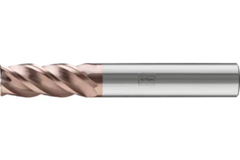 Performance Stainless solid tungsten carbide end mill with four blades HC4M, chamfer corner design