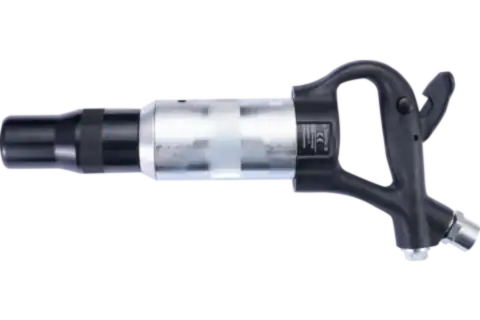 Air-powered chisel hammers and accessories