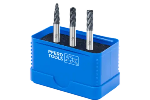 Set di frese in metallo duro per uso altamente professionale, taglio INOX HC-FEP