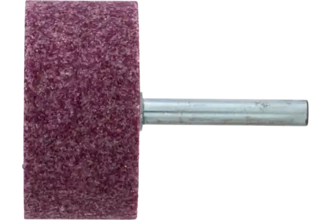 Vitrified Mounted Point, STEEL, 2" x 1, 46 Grit, W242, Aluminum Oxide, 1/4"Shank 1