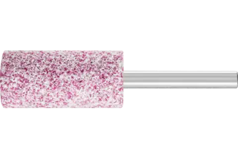 Vitrified Mounted Point, STEEL, 3/4"x2, 30 Grit, W208, Aluminum Oxide, 1/4"Shank 1