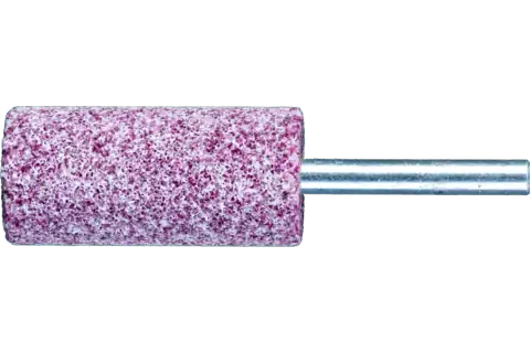 Vitrified Mounted Point, STEEL, 1" x 2, 30 Grit, W222, Aluminum Oxide, 1/4"Shank 1