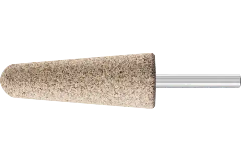 Resin Mounted Point, INOX, 1" x 2-3/4, 30 Grit, A3, Aluminum Oxide, 1/4" Shank 1