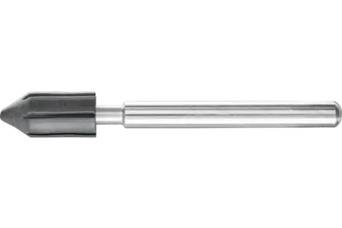 POLICAP® Cylindrical Pointed Cone Holder,3/16" x 7/16 x 1-1/4,Shape G, 1/8"Shank 1