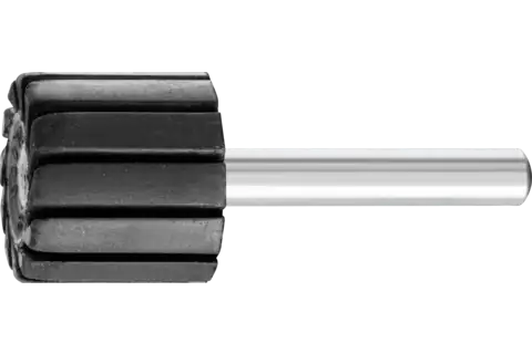 Spiral Band Cylindrical Rubber Drum Holder, 7/8" x 3/4, 1/4" Shank 1