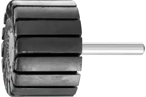 Spiral Band Cylindrical Rubber Drum Holder, 1-3/4" x 1-1/8, 1/4" Shank 1