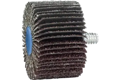 Quick Change Flap Wheel, 1-1/2" x 1, 40 Grit, 1/4-20 Thread, Aluminum oxide 1