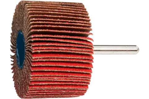 Mounted Flap Wheel, 2-1/2″ x 1-1/2, 60 Grit, 1/4″ Shank, Ceramic oxide CO-COOL 2
