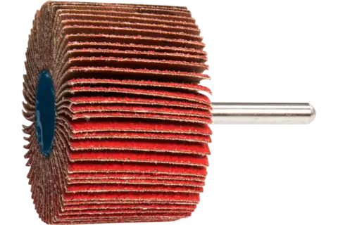 Mounted Flap Wheel, 2-1/2″ x 1-1/2, 80 Grit, 1/4″ Shank, Ceramic oxide CO-COOL 2