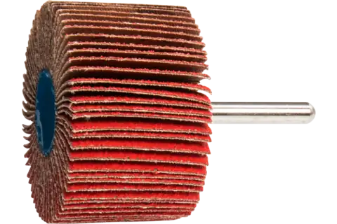 Mounted Flap Wheel, 2-1/2″ x 1-1/2, 120 Grit, 1/4″ Shank, Ceramic oxide CO-COOL 2