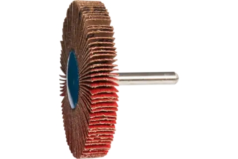 Mounted Flap Wheel, 3″ x 1/2, 80 Grit, 1/4″ Shank, Ceramic oxide CO-COOL 2
