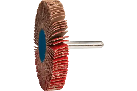 Mounted Flap Wheel, 3″ x 1/2, 120 Grit, 1/4″ Shank, Ceramic oxide CO-COOL 2