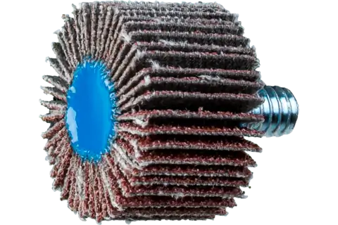 Quick Change Flap Wheel, 1" x 5/8, 60 Grit, 1/4-20 Thread, Aluminum oxide 1