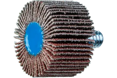 Quick Change Flap Wheel, 1" x 5/8, 80 Grit, 1/4-20 Thread, Aluminum oxide 1