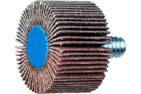 Quick Change Flap Wheel, 1" x 5/8, 120 Grit, 1/4-20 Thread, Aluminum oxide 1
