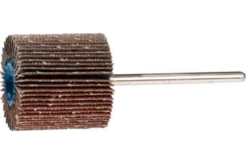 Mounted Flap Wheel, 1" x 1, 120 Grit, 1/8" Shank, Aluminum oxide 2