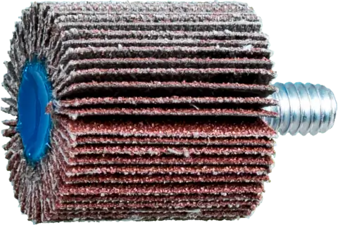 Quick Change Flap Wheel, 1" x 1, 80 Grit, 1/4-20 Thread, Aluminum oxide 1