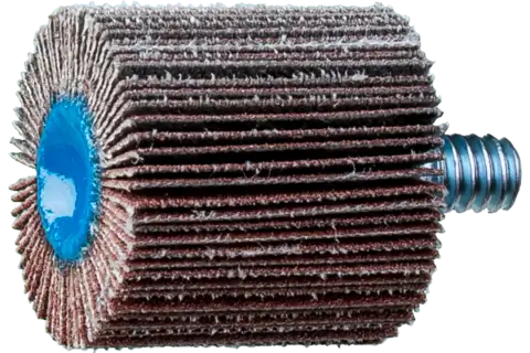 Quick Change Flap Wheel, 1" x 1, 180 Grit, 1/4-20 Thread, Aluminum oxide 1