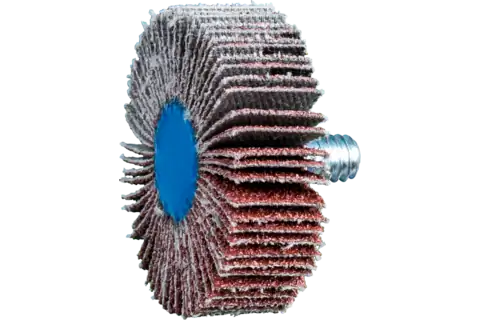 Quick Change Flap Wheel, 1-1/2" x 1/2, 60 Grit, 1/4-20 Thread, Aluminum oxide 1