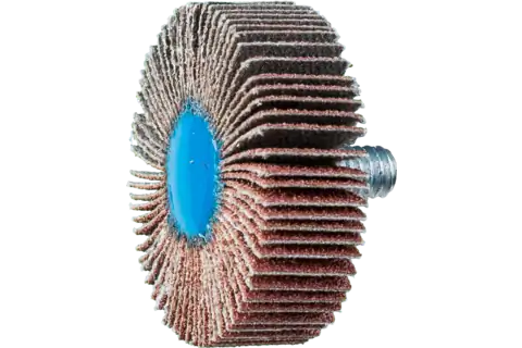 Quick Change Flap Wheel, 1-1/2" x 1/2, 60 Grit, 1/4-20 Thread, Aluminum oxide 1