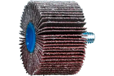Quick Change Flap Wheel, 1-1/2" x 1, 60 Grit, 1/4-20 Thread, Aluminum oxide 1