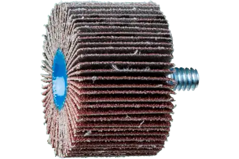 Quick Change Flap Wheel, 1-1/2" x 1, 80 Grit, 1/4-20 Thread, Aluminum oxide 1