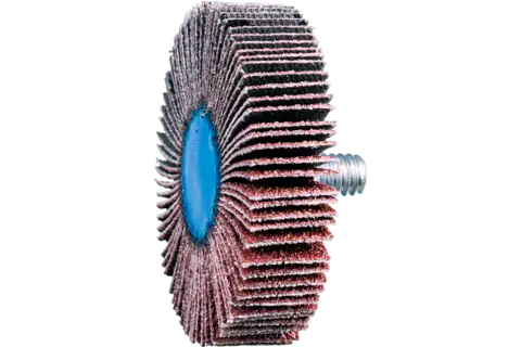 Quick Change Flap Wheel, 2" x 1/2, 60 Grit, 1/4-20 Thread, Aluminum oxide 1