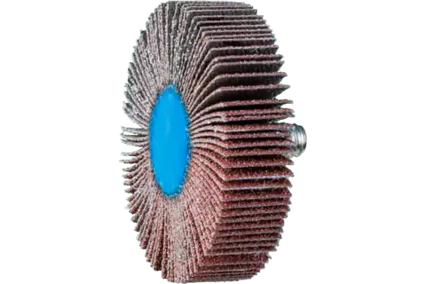 Quick Change Flap Wheel, 2" x 1/2, 80 Grit, 1/4-20 Thread, Aluminum oxide 1