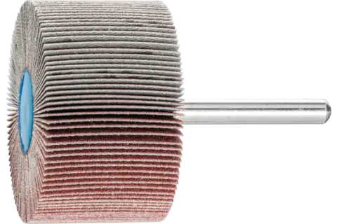 Mounted Flap Wheel, 2" x 1, 180 Grit, 1/4" Shank, Aluminum oxide 1
