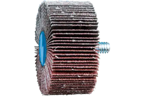 Quick Change Flap Wheel, 2" x 1, 80 Grit, 1/4-20 Thread, Aluminum oxide 1