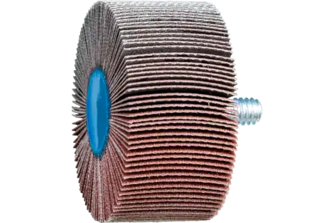 Quick Change Flap Wheel, 2" x 1, 180 Grit, 1/4-20 Thread, Aluminum oxide 1