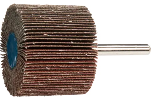 Mounted Flap Wheel, 2" x 1-1/2, 80 Grit, 1/4" Shank, Aluminum oxide 2