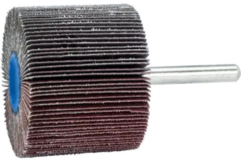 Mounted Flap Wheel, 2" x 1-1/2, 120 Grit, 1/4" Shank, Aluminum oxide 1