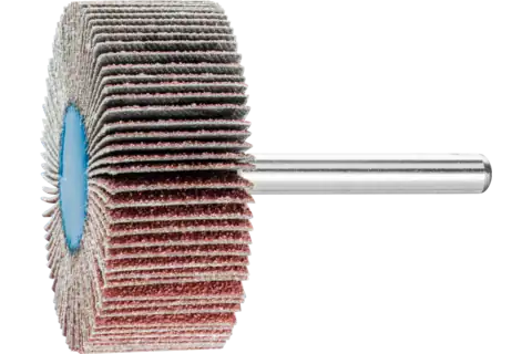 Mounted Flap Wheel, 2" x 3/4, 60 Grit, 1/4" Shank, Aluminum oxide 1