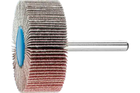 Mounted Flap Wheel, 2" x 3/4, 80 Grit, 1/4" Shank, Aluminum oxide 1