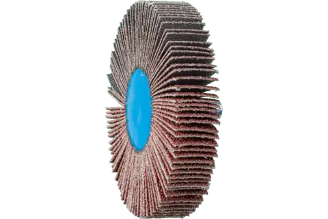 Quick Change Flap Wheel, 2-1/2" x 1/2, 60 Grit, 1/4-20 Thread, Aluminum oxide 1