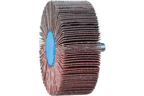 Quick Change Flap Wheel, 2-1/2" x 1, 180 Grit, 1/4-20 Thread, Aluminum oxide 1