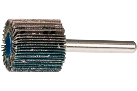 Mounted Flap Wheel, 1" x 1, 120 Grit, 1/4" Shank, Zirconia Z-COOL 2