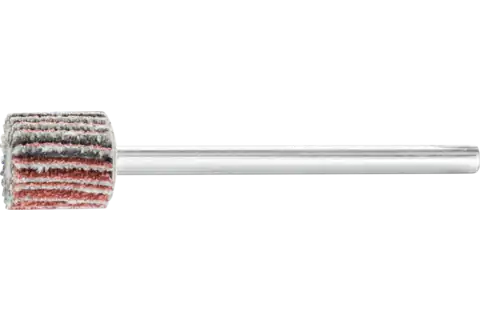 Mounted Flap Wheel, 3/8" x 3/8, 80 Grit, 1/8" Shank, Aluminum oxide 1